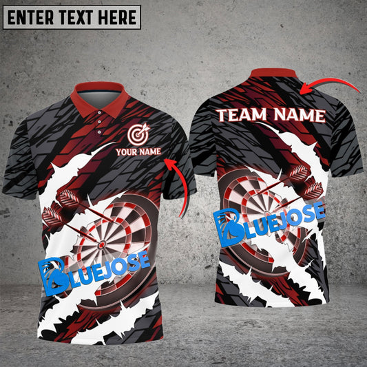 Frenzidea Darts Scratching Personalized Name, Team Name 3D Shirt ( 6 Colors)