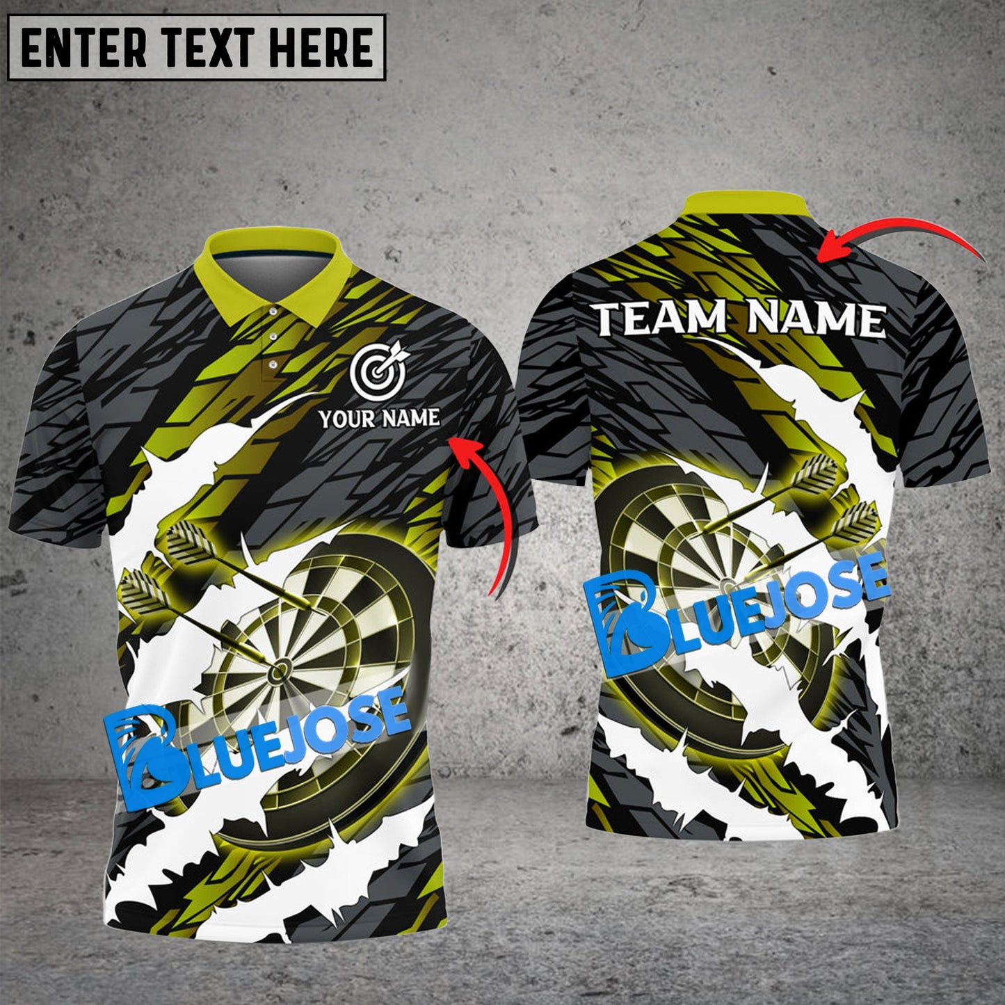 Frenzidea Darts Scratching Personalized Name, Team Name 3D Shirt ( 6 Colors)