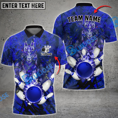 Frenzidea Bowling And Pins Fox Of Calamity Customized Name 3D Shirt (4 Colors)