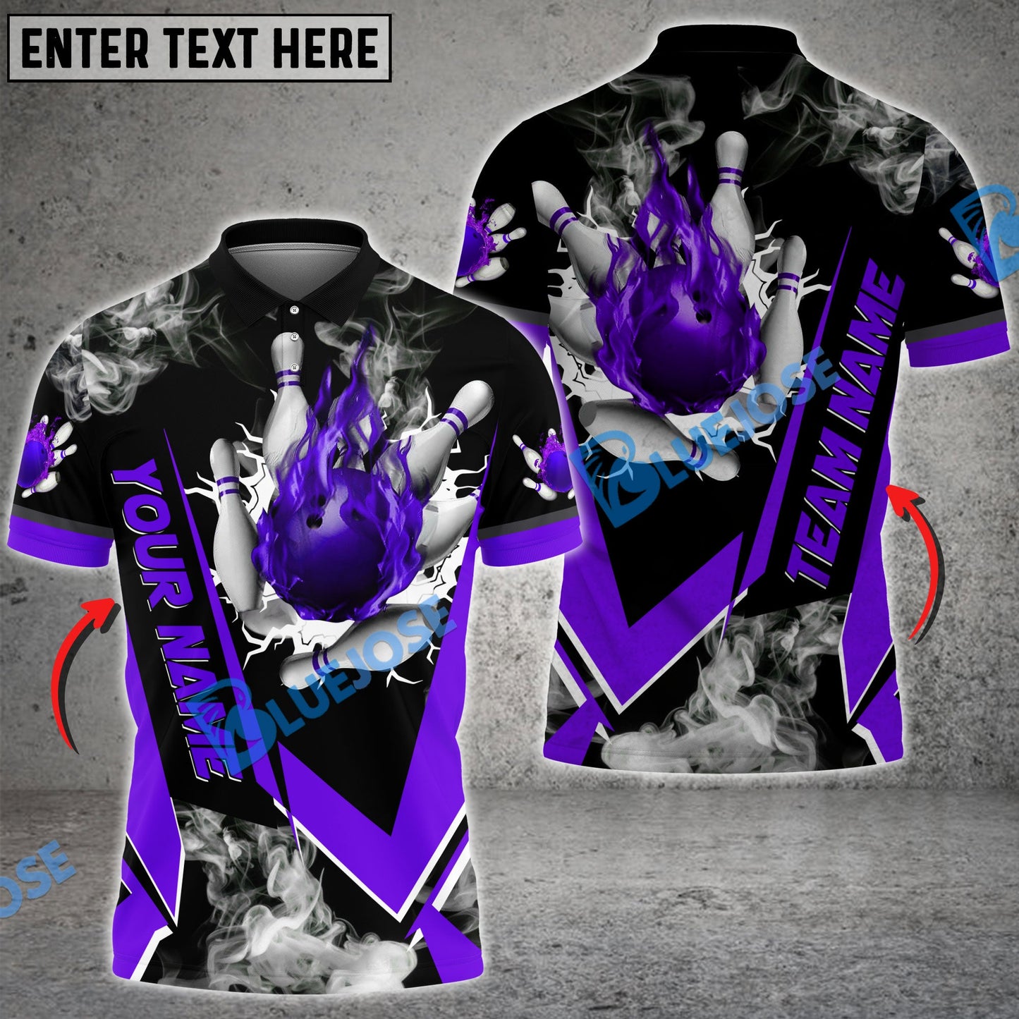 frenzideas Bowling And Pins Flame Declare War Customized Name 3D Shirt (5 Colors)