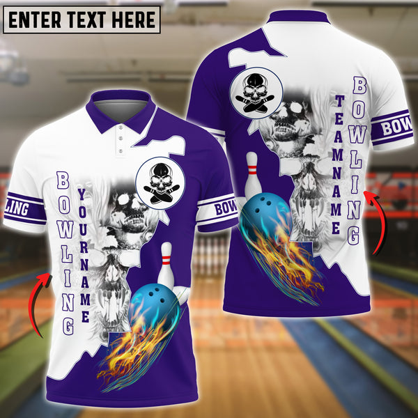 Frenzideas Personalized Name Ball Flame and Pins Multicolor 3D Shirt