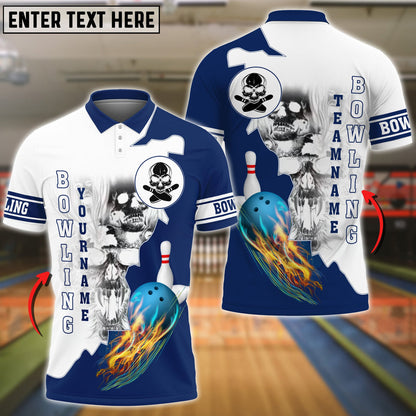 Frenzideas Personalized Name Ball Flame and Pins Multicolor 3D Shirt