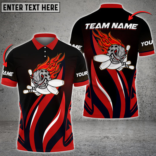Frenzideas Personalized Name Angry Ball and Pins Multicolor 3D Shirt