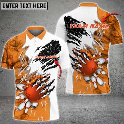 Frenzidea Personalized Name, Team Name Monster Ball and Pins 3D Shirt (5 Colors)