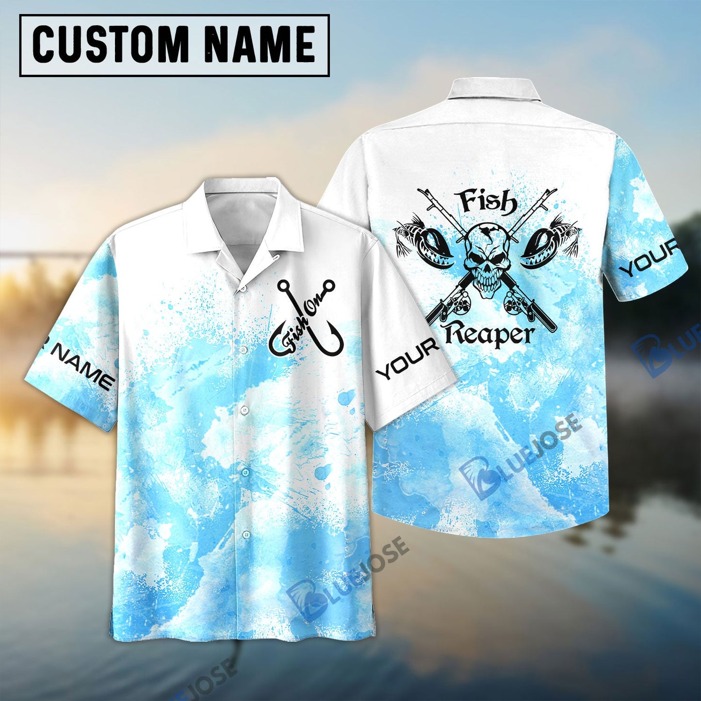 Frenzidea Fish On Fish Reaper Custom Name 3D Shirt