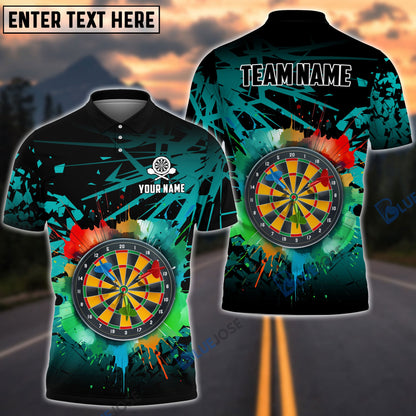 Frenzidea Dartboard Personalized Name, Team Name 3D Shirt (4 Colors)