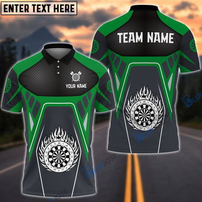 Frenzidea Dartboard Racing Personalized Name, Team Name 3D Shirt (6 Colors)