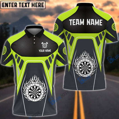 Frenzidea Dartboard Racing Personalized Name, Team Name 3D Shirt (6 Colors)