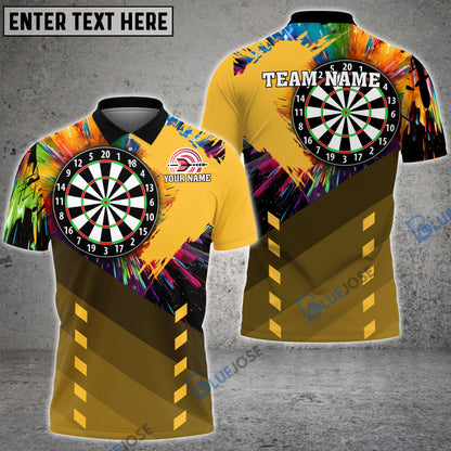 Frenzidea Darts Board Colorful Personalized Name, Team Name 3D Shirt (5 Colors)