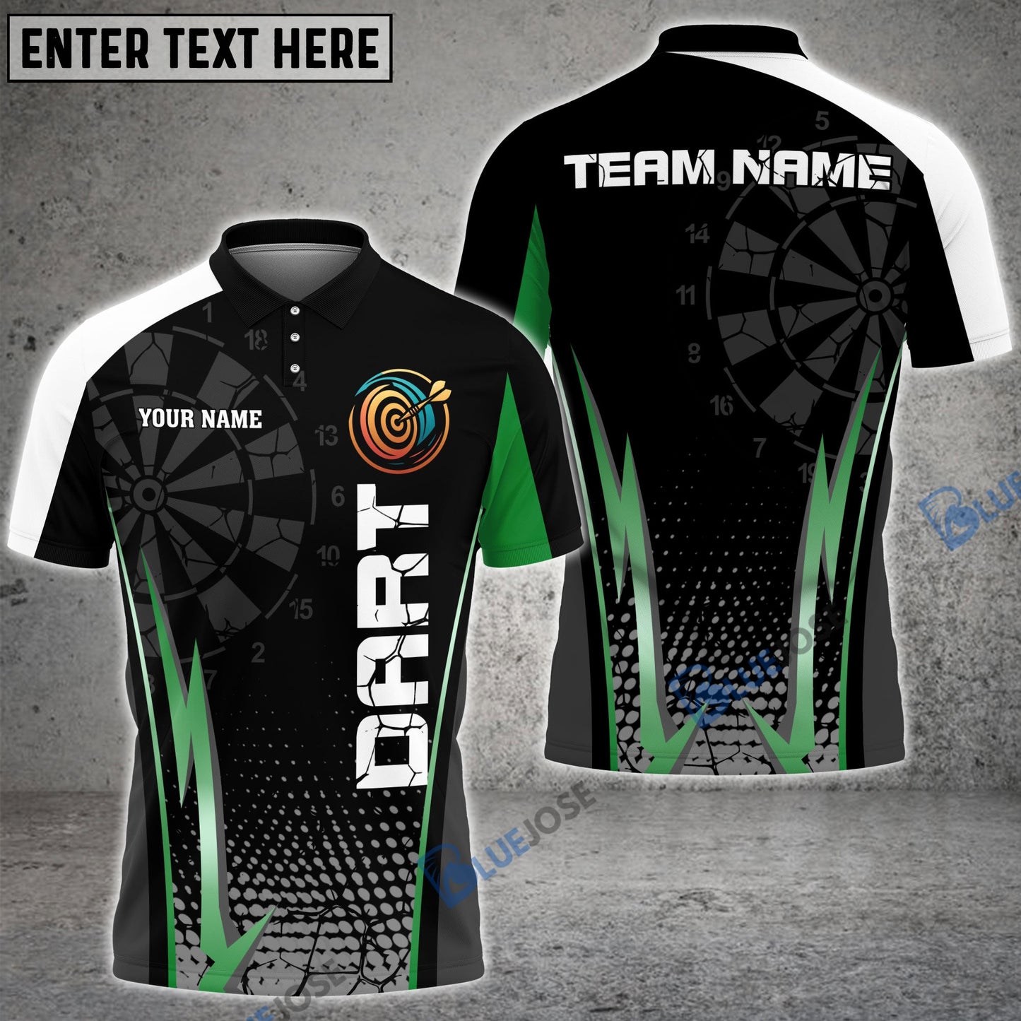 Frenzidea Darts Board Personalized Name, Team Name 3D Shirt (5 Colors)