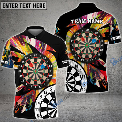 Frenzidea Colorful Darts Board Personalized Name, Team Name 3D Shirt