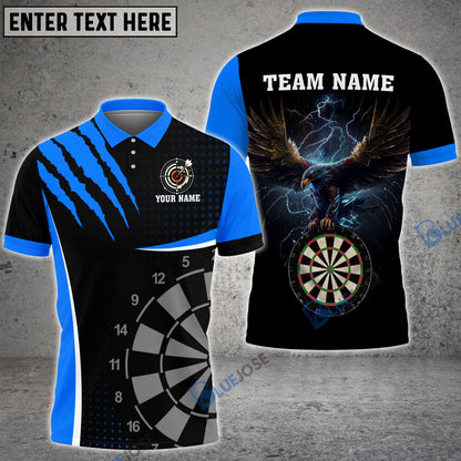 Frenzidea Eagle Darts Board Personalized Name, Team Name 3D Shirt (6 Colors)
