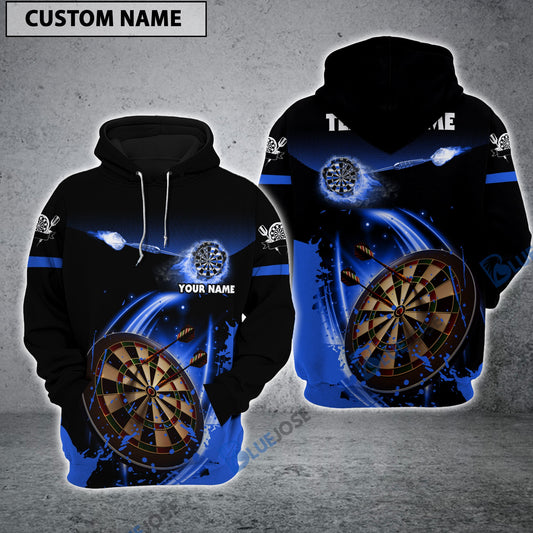 frenzidea Blue Dart Board Personalized Darts Hoodie