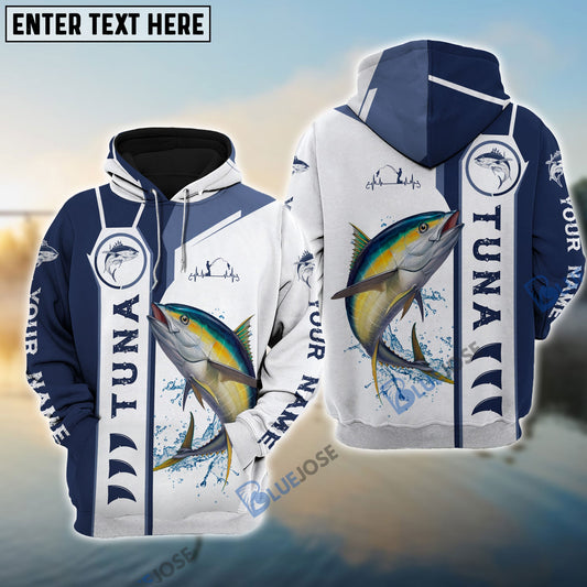 frenzidea Personalized Tuna Fishing 3D Hoodie