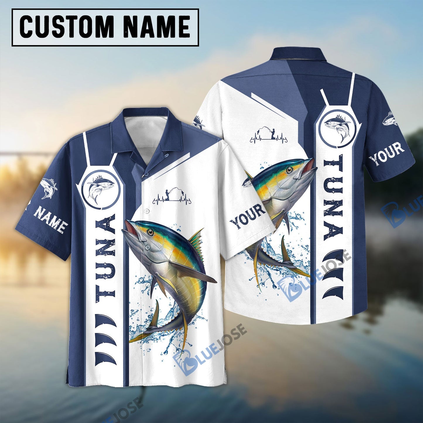 Frenzidea Personalized Tuna Fishing 3D Shirt
