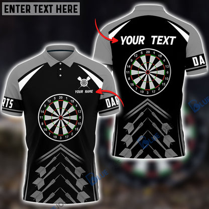 Frenzidea Love Darts Personalized Name 3D Shirt (12 Colors)