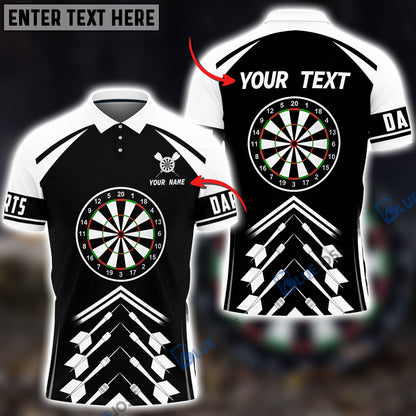 Frenzidea Love Darts Personalized Name 3D Shirt (12 Colors)