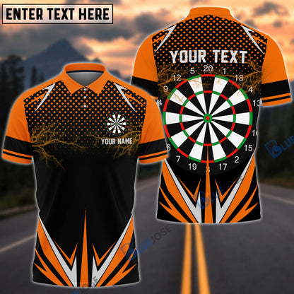 Frenzidea Thunder Darts Personalized Name, Team Name 3D Shirt (12 Colors)