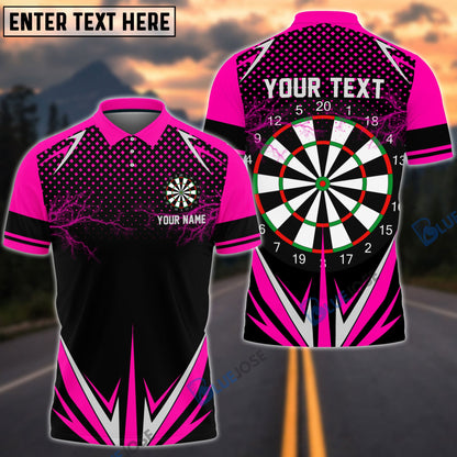 Frenzidea Thunder Darts Personalized Name, Team Name 3D Shirt (12 Colors)
