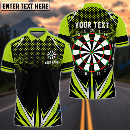 Frenzidea Thunder Darts Personalized Name, Team Name 3D Shirt (12 Colors)