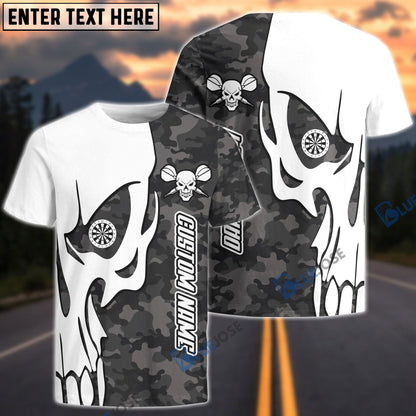 Frenzidea Skull Darts Team Personalized Name, Team Name 3D Shirt