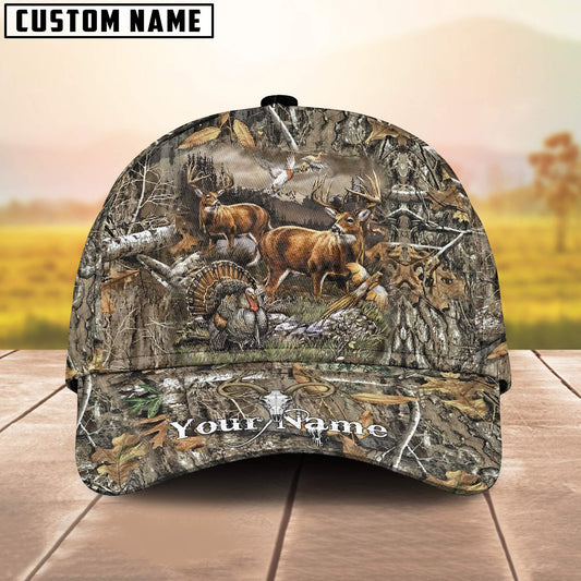 Frenzidea Personalized Name Deer Hunting Classic Cap