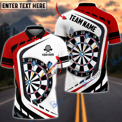 Frenzidea Dart Board Personalized Name, Team Name 3D Shirt (4 Colors)