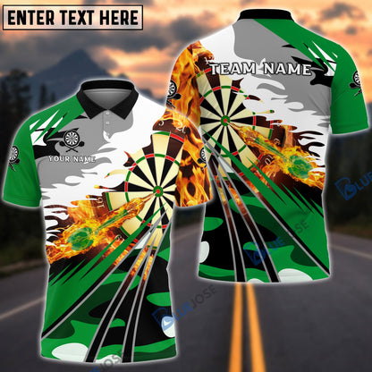 Frenzidea Dart Personalized Name, Team Name 3D Shirt (4 Colors)