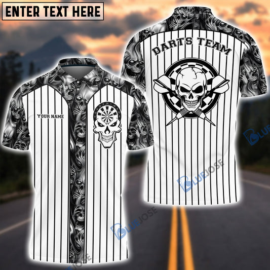 Frenzidea Tribal Metal Skull Custom Darts Shirts