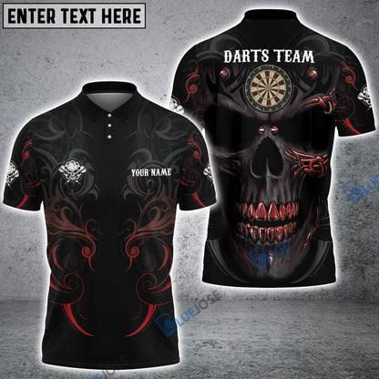 Frenzidea Viking Tattoo Skull Custom Darts Shirts