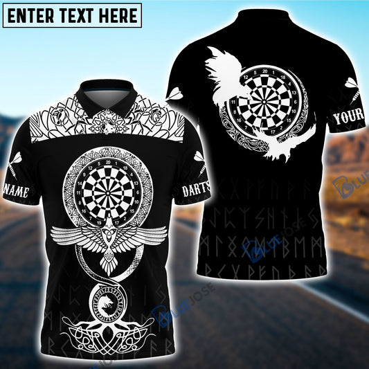 Frenzidea Viking Warrior Tattoo Version Custom Darts Shirts
