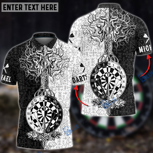 Frenzidea Warrior Viking Black White Custom Darts Shirts