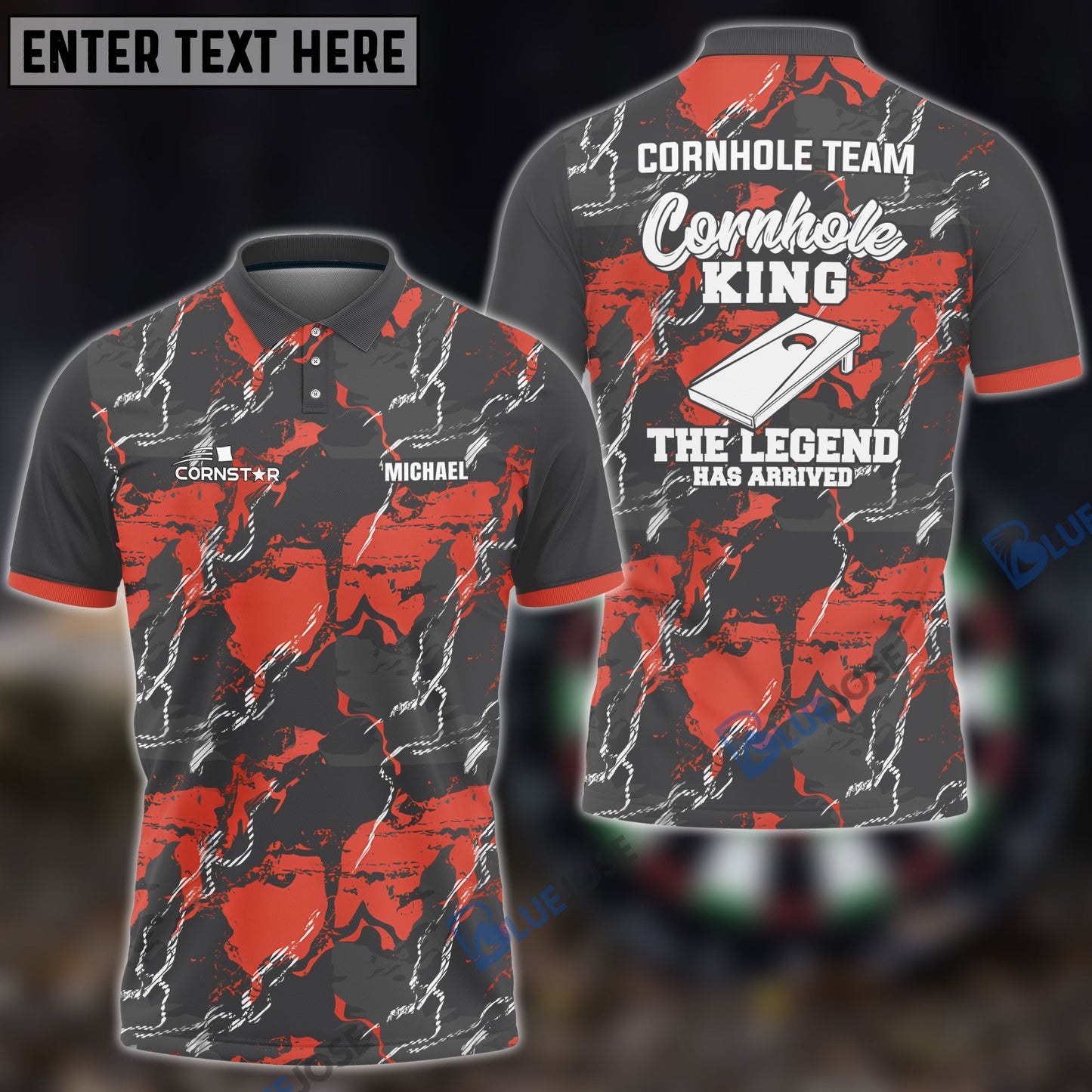 Frenzidea King Custom Cornhole Shirts