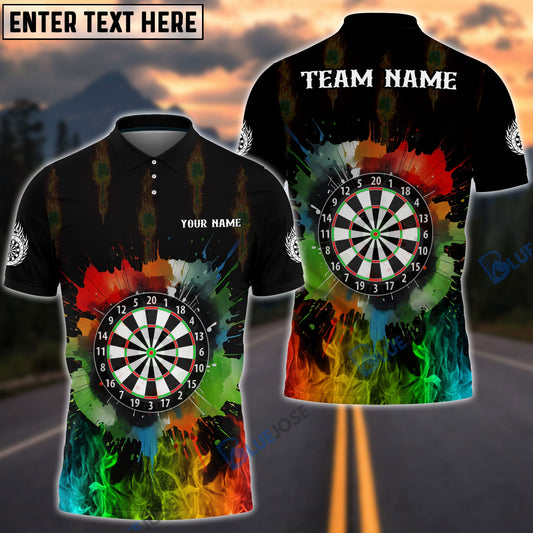 Frenzidea Colorful DartBoard Personalized Name, Team Name 3D Shirt