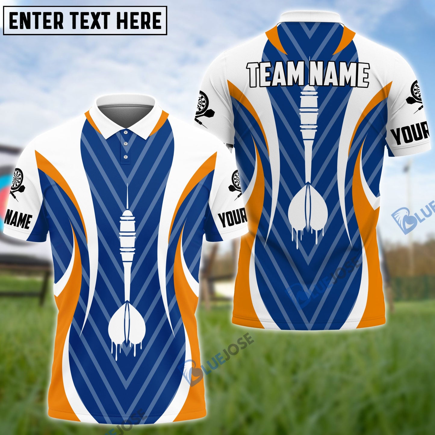frenzidea Dart Paint Drop Personalized Name 3D Shirt