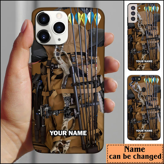 Frenzidea Bow Hunting Hunting Personalized Name Phone Case