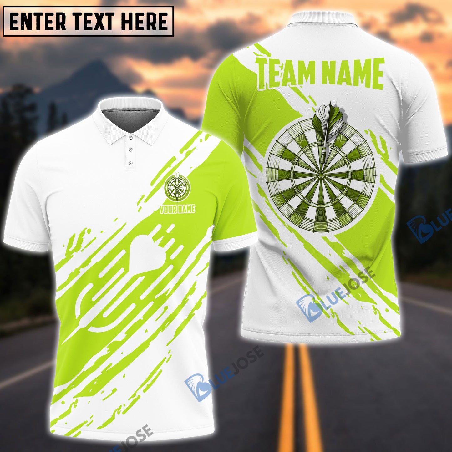 Frenzidea Dartboard And Dart Personalized Name, Team Name 3D Shirt (4 Colors)