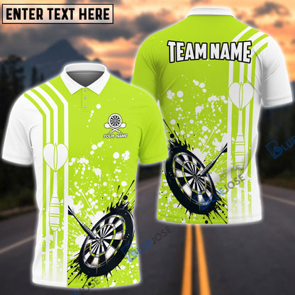 Frenzidea Ink Splatter Dart And Dartboard Personalized Name, Team Name 3D Shirt (4 Colors)