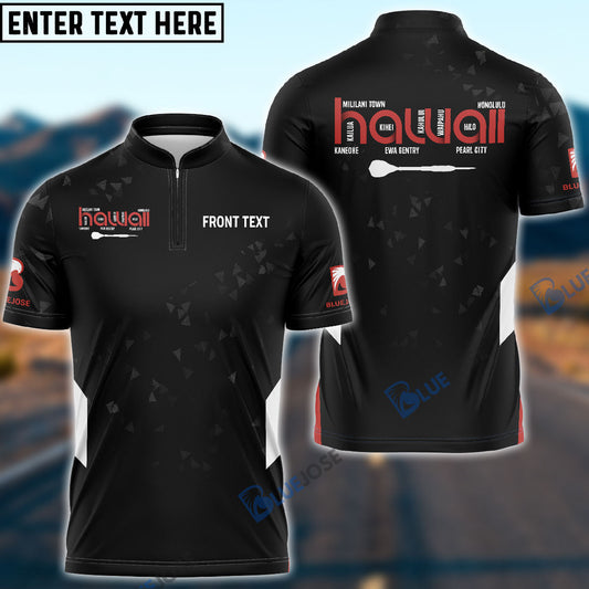 Frenzidea Hawaii Darts Custom Name Shirt