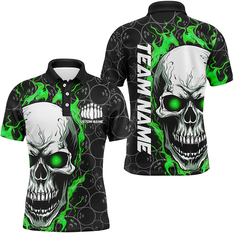 Frenzidea Skull Bowling Customized Name 3D Shirts