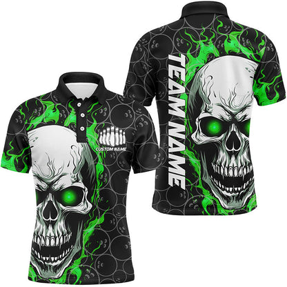 Frenzidea Skull Bowling Customized Name 3D Shirts