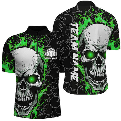 Frenzidea Skull Bowling Customized Name 3D Shirts