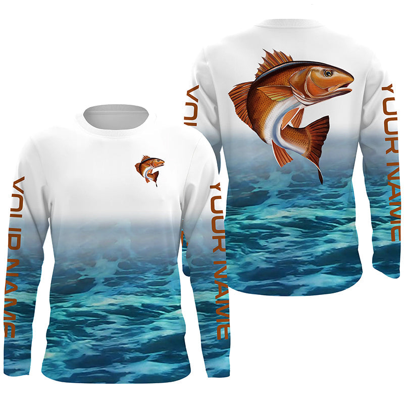 frenzidea Personalized Redfish Fishing 3D Hoodie