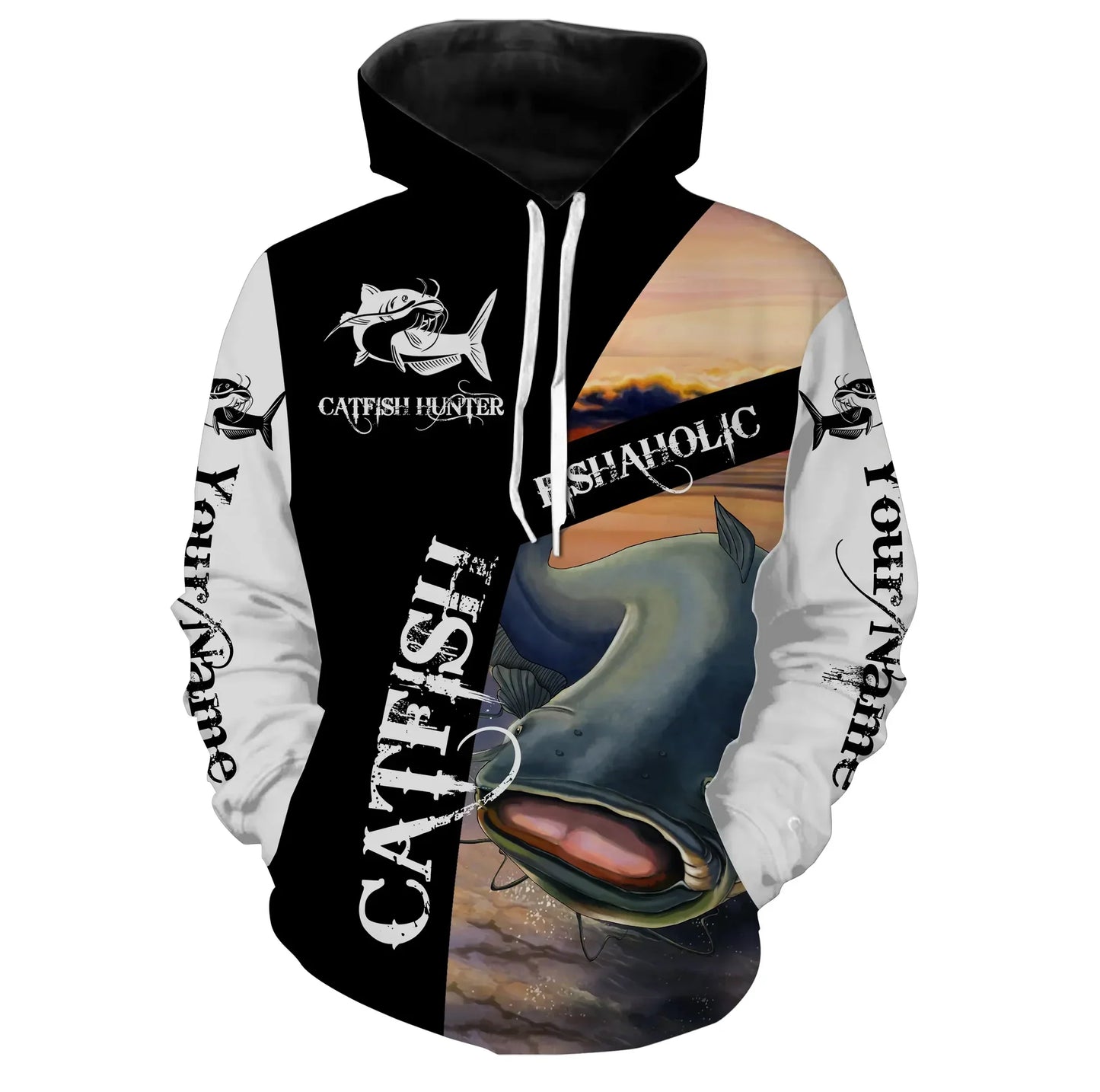 Frenzidea Customize Name Catfish Fishing 3D Shirts