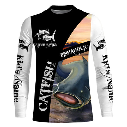 Frenzidea Customize Name Catfish Fishing 3D Shirts
