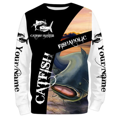 Frenzidea Customize Name Catfish Fishing 3D Shirts