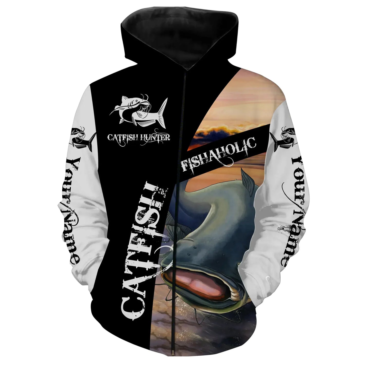 Frenzidea Customize Name Catfish Fishing 3D Shirts
