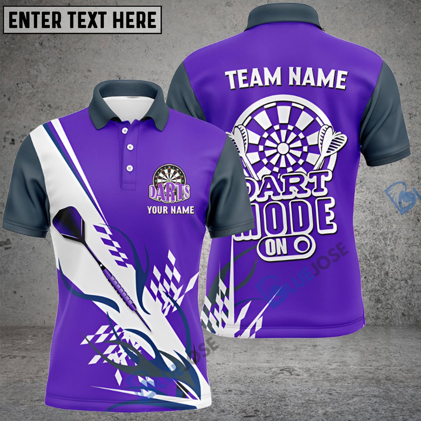 Frenzidea Darts Mode On Personalized Name, Team Name 3D Shirt (3 Colors)