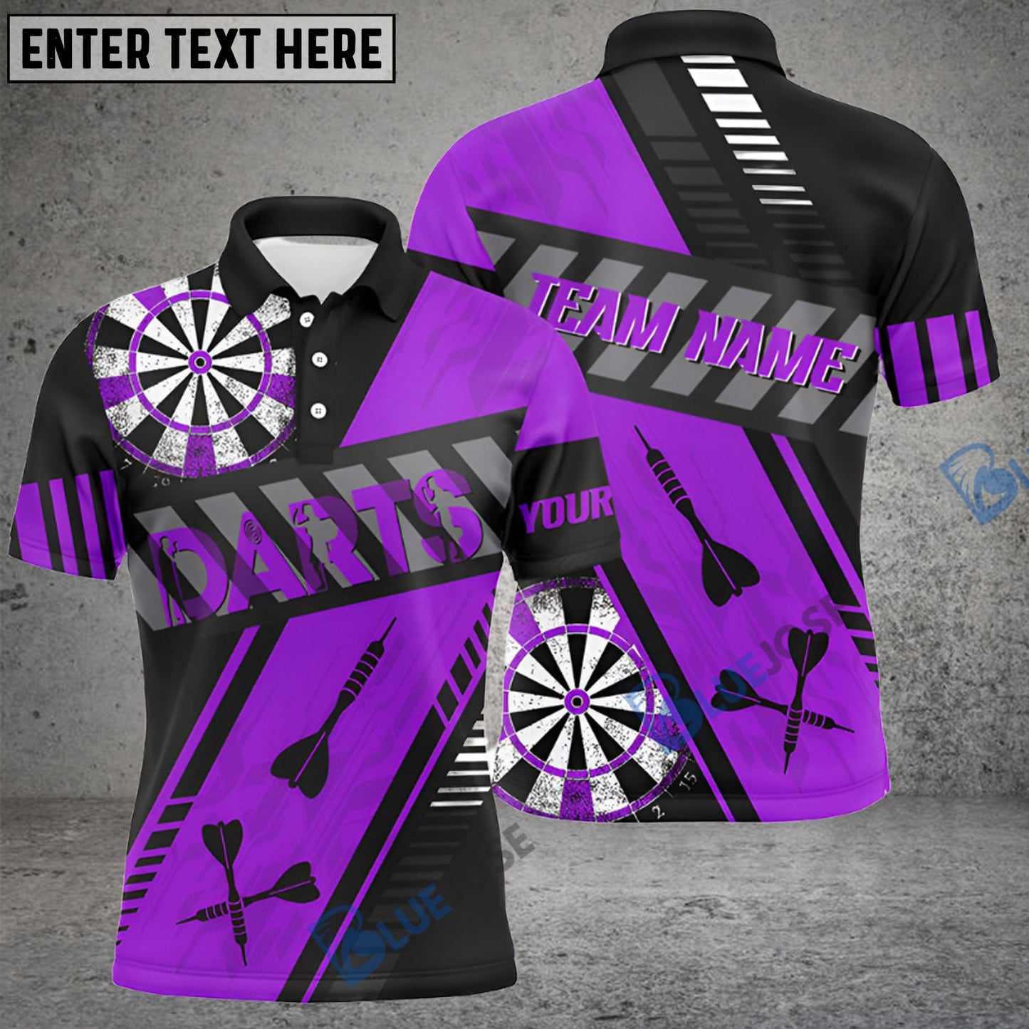Frenzidea Darts Retro Sport Personalized Name, Team Name 3D Shirt (3 Colors)