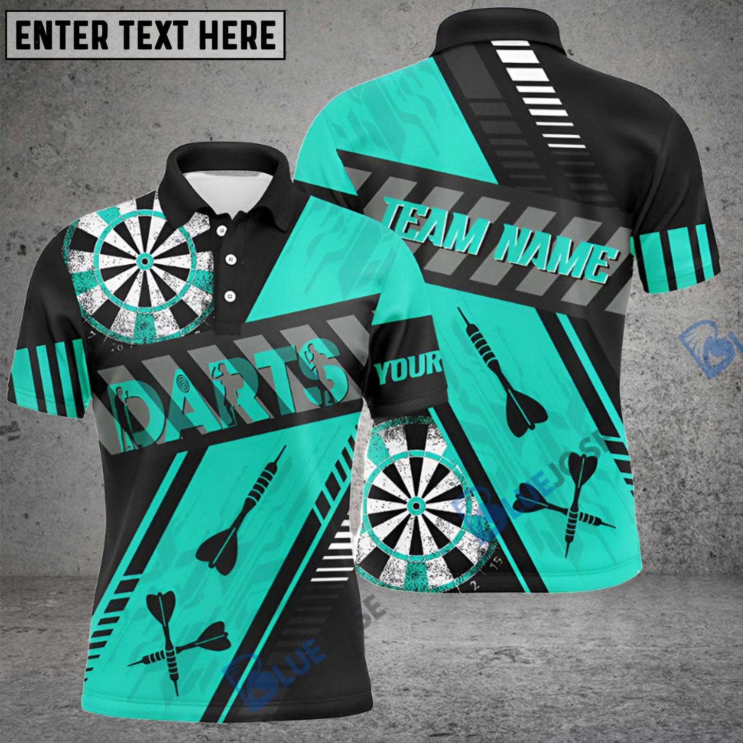 Frenzidea Darts Retro Sport Personalized Name, Team Name 3D Shirt (3 Colors)